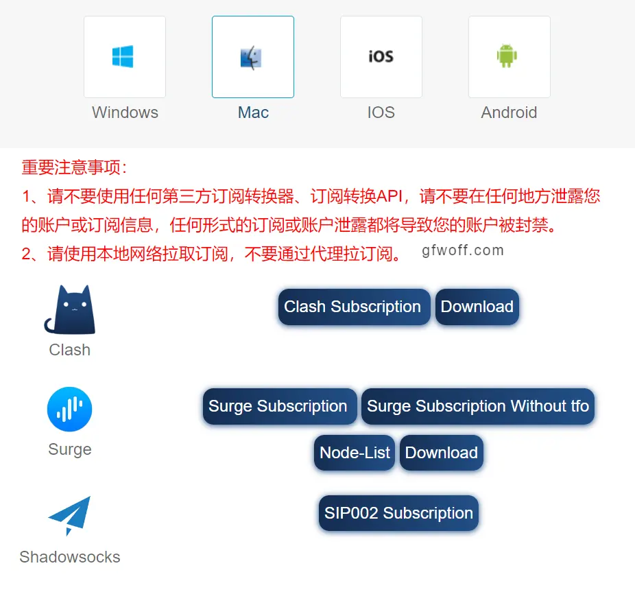 AmyTelecom 导入订阅到 Mac